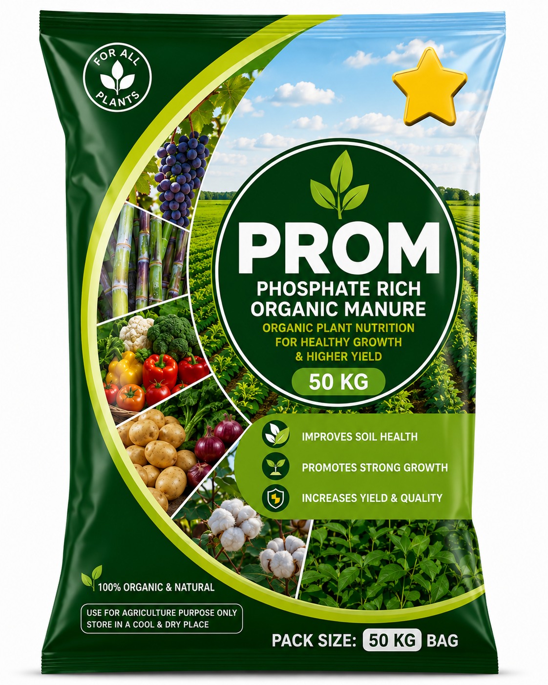 PHOSPATE RICH ORGANIC MANURE (PROM)